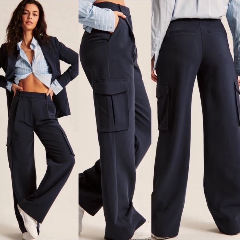 Abercrombie and Fitch Sloane Cargo Tailored Pants 26